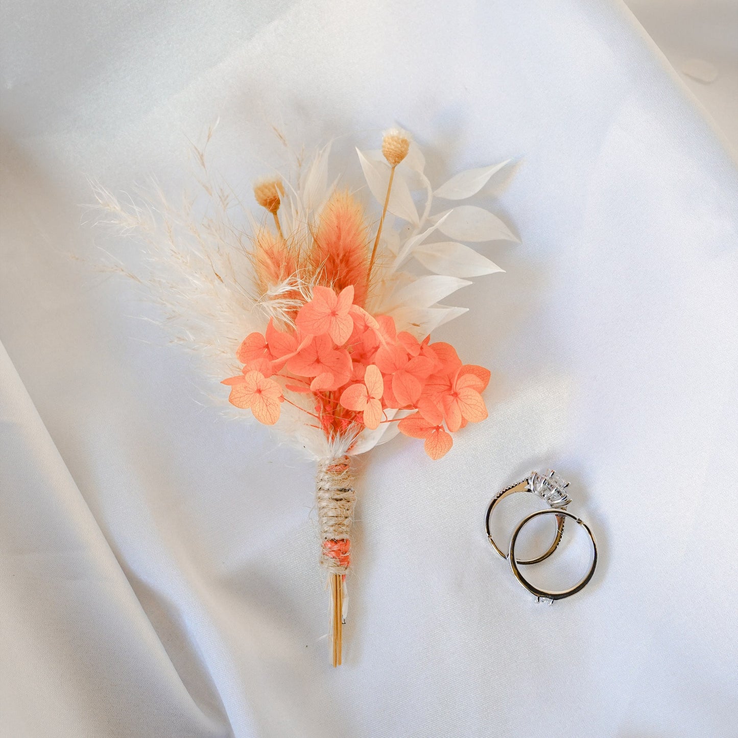 Elegant Dried Flower Boutonniere