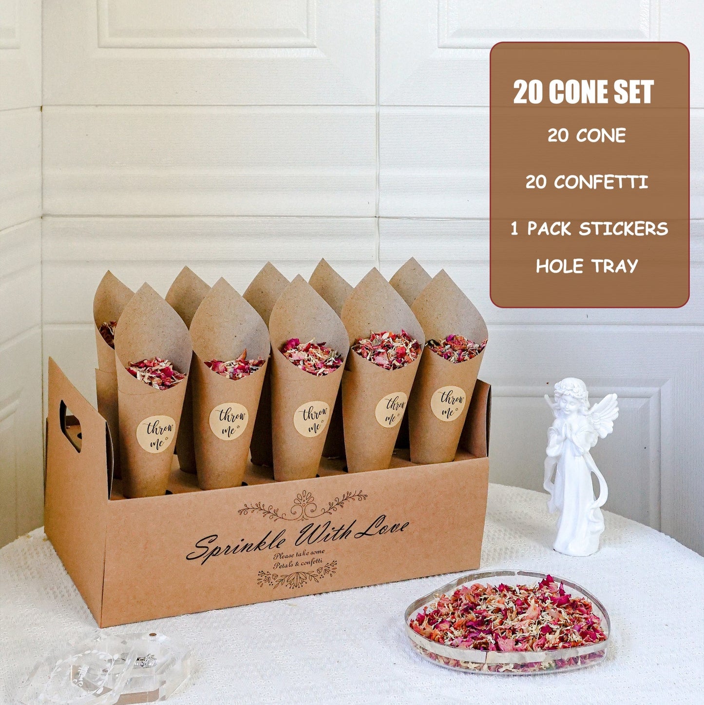 Biodegradable Wedding Dried Flower Confetti