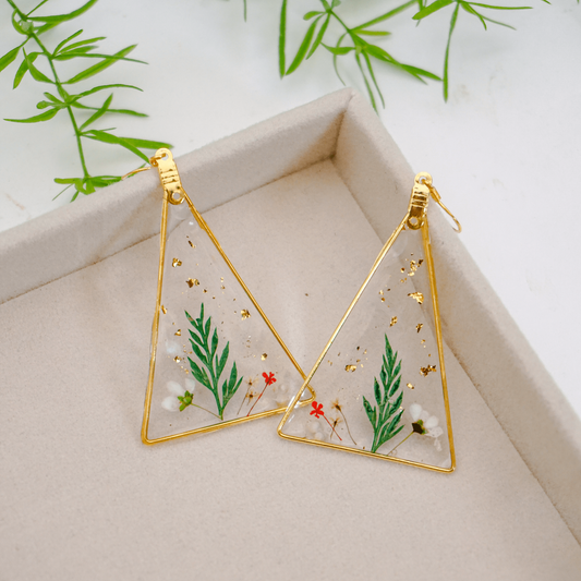 Colorful Forget-Me-Not Flower Earrings