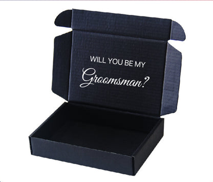 Discover sleek black airplane packaging boxes, perfect for wedding proposals or small business packaging solutions, combining elegance and functionality for any occasion.