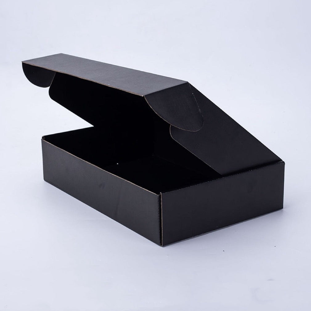 Discover sleek black airplane packaging boxes, perfect for wedding proposals or small business packaging solutions, combining elegance and functionality for any occasion.