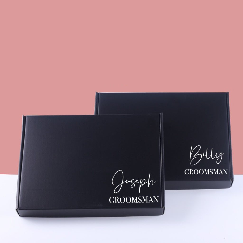 Discover sleek black airplane packaging boxes, perfect for wedding proposals or small business packaging solutions, combining elegance and functionality for any occasion.