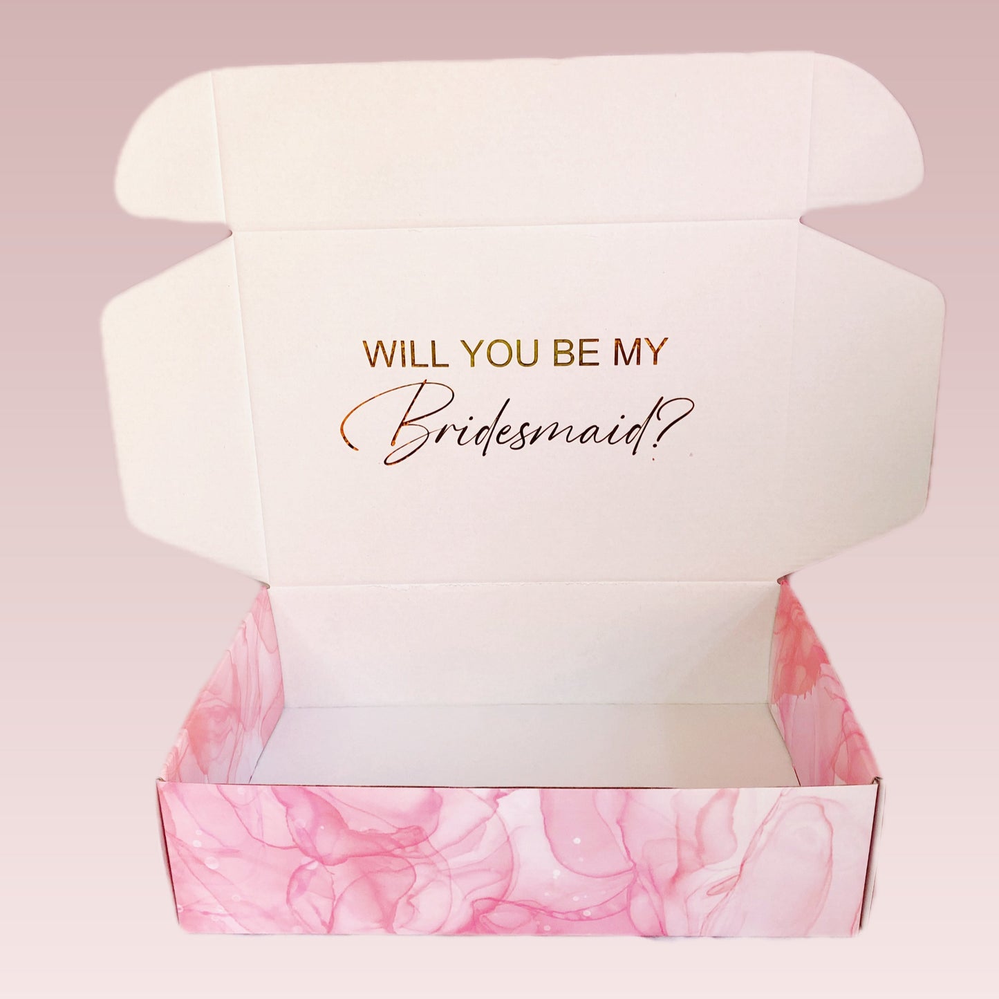 Marble Pink Aeroplane Gift Box