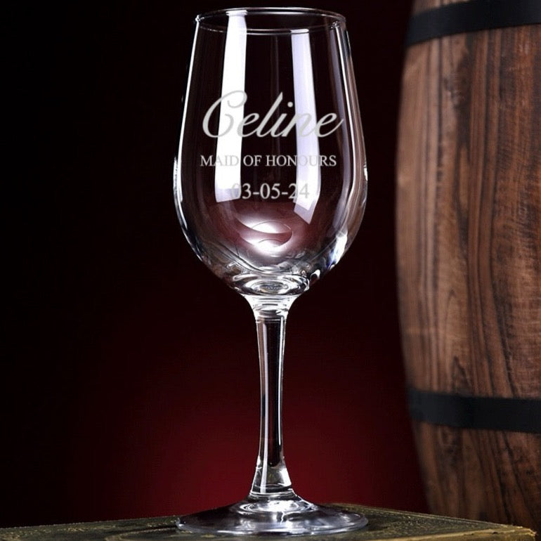 Engraved Wine Glasses