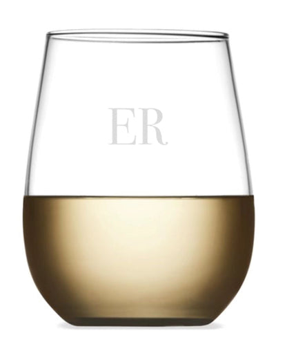 Engraved Stemless Wine Glass | 475 ML