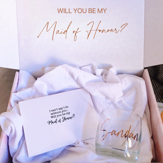 Bridesmaid/Maid of Honour Proposal Gift Box