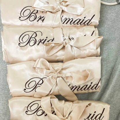 Embroidered Wedding Robes