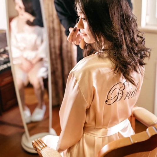 Embroidered Wedding Robes