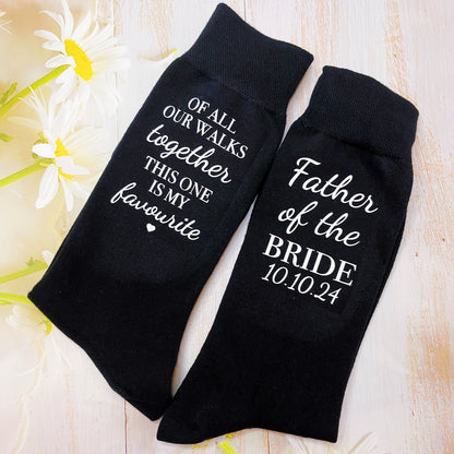 "Of all the walks we've taken together, this one is my favourite." -Wedding Socks