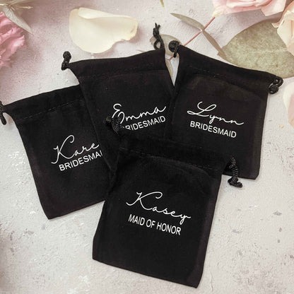 Personalised Jewellery Pouches