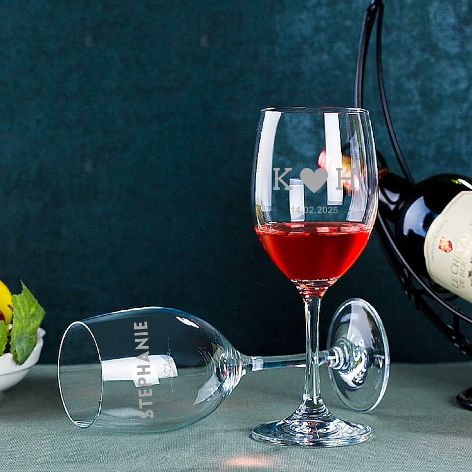 Valentine’s Day Wine Glasses