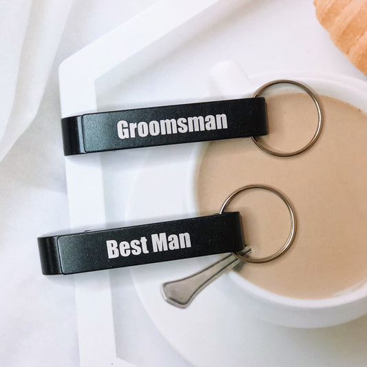 Groomsman Best Man Bottle Opener