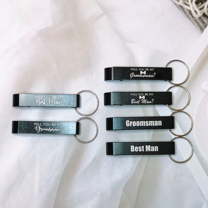 Groomsman Best Man Bottle Opener