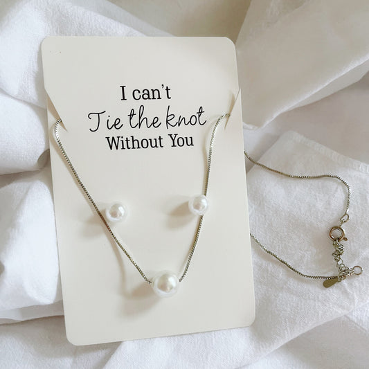 Bridesmaid Earring + Necklace Set