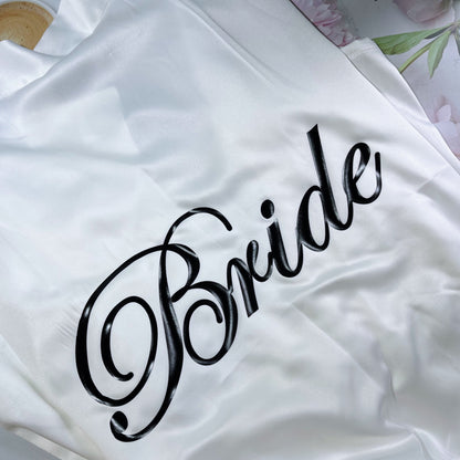 Robes with Vinyl Text