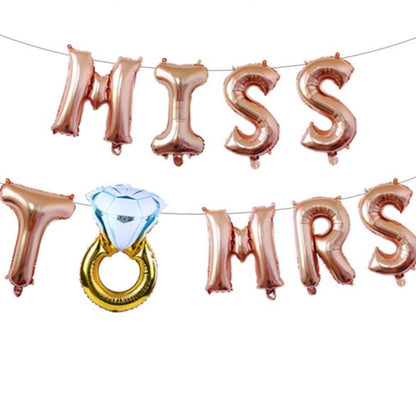 Miss to Mrs Balloon - Rose Gold