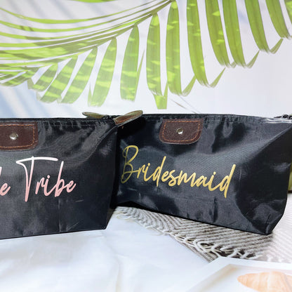 Discover our range of personalized makeup bags, the perfect blend of practicality and style, ideal for adding a personal touch to your beauty routine or gifting to someone special.