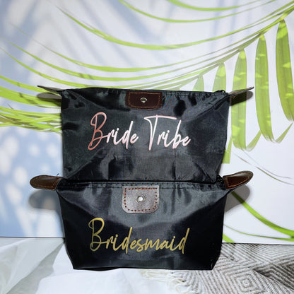 Discover our range of personalized makeup bags, the perfect blend of practicality and style, ideal for adding a personal touch to your beauty routine or gifting to someone special.