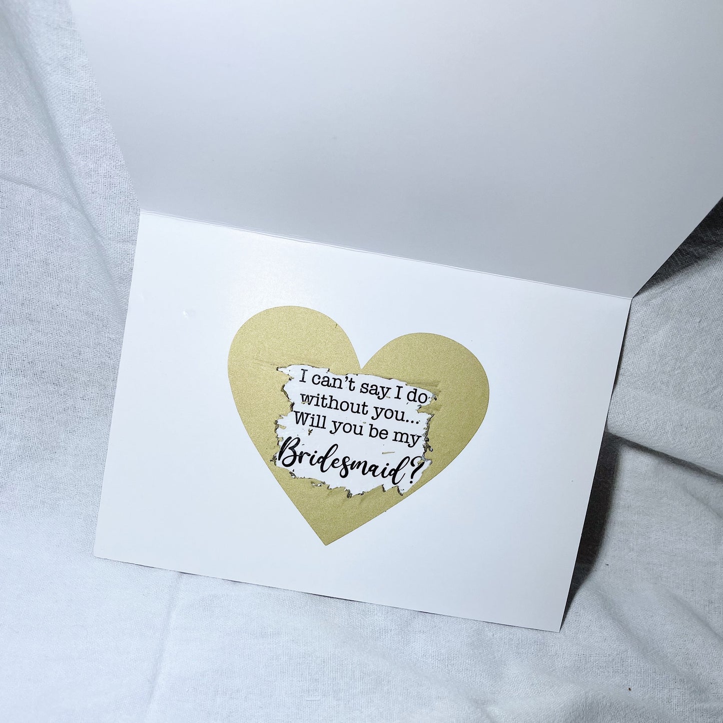 Surprise your bridal party with our Bridesmaid and Maid of Honour cards featuring a special reveal, perfect for heartfelt proposals and memorable moments.