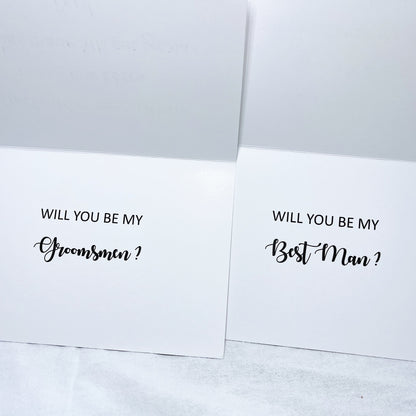 Groomsmen/ Best Man proposal card