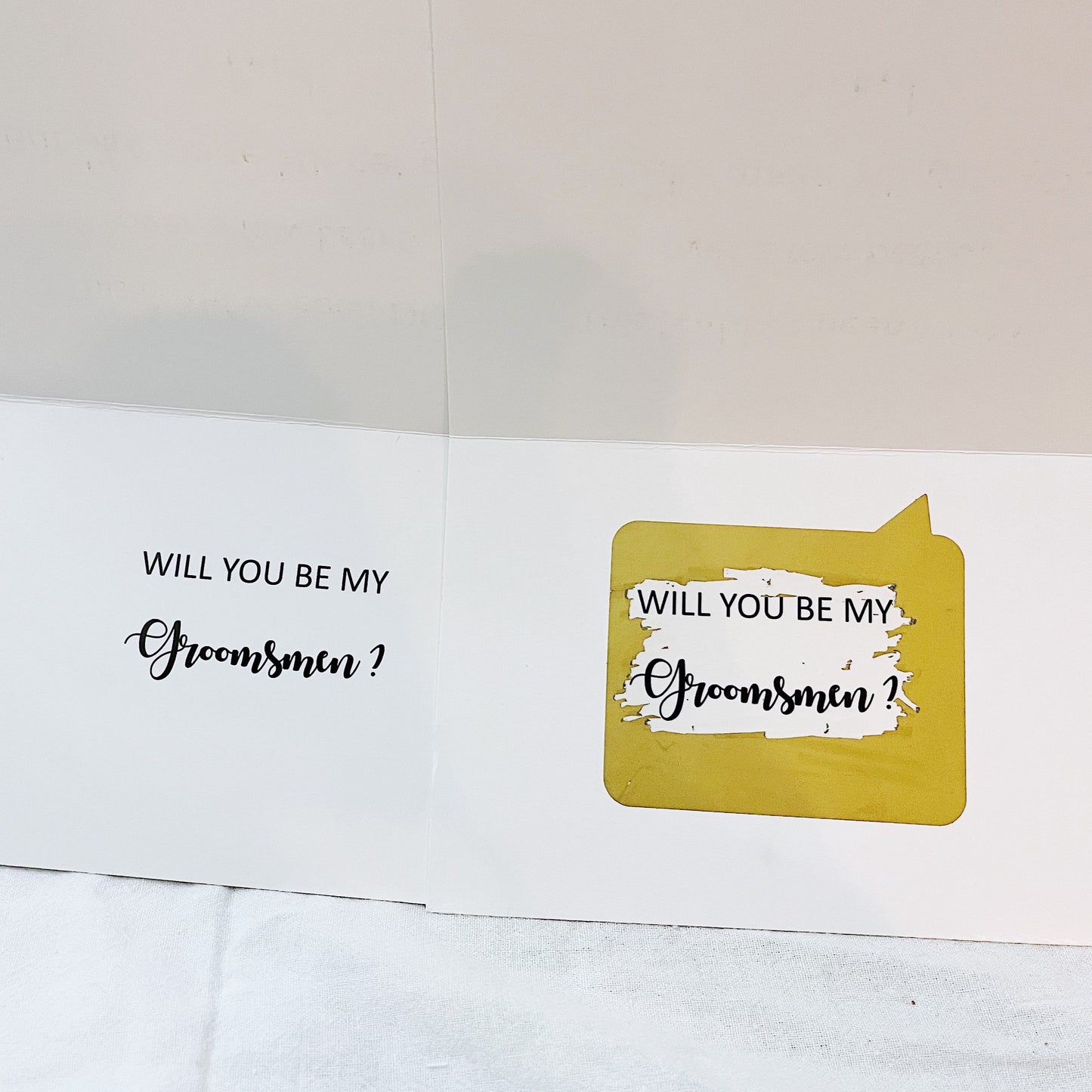 Groomsmen/ Best Man proposal card